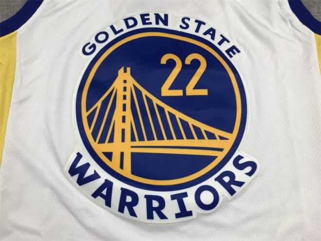 Warriors 22 White 75th Anniversary Logo - Image 2