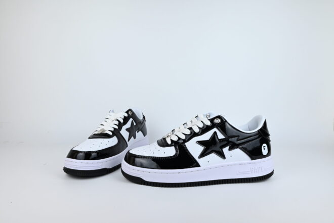 Bapesta 'Black' Replica - Image 5