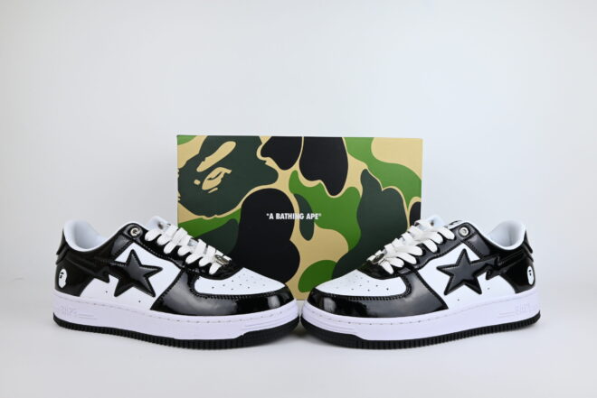 Bapesta 'Black' Replica - Image 7