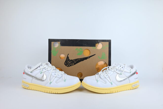 Nike Dunk Low Off-White Lot 1 - Image 7