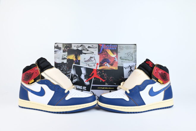 Jordan 1 Retro High Union Los Angeles Blue Toe - Image 7