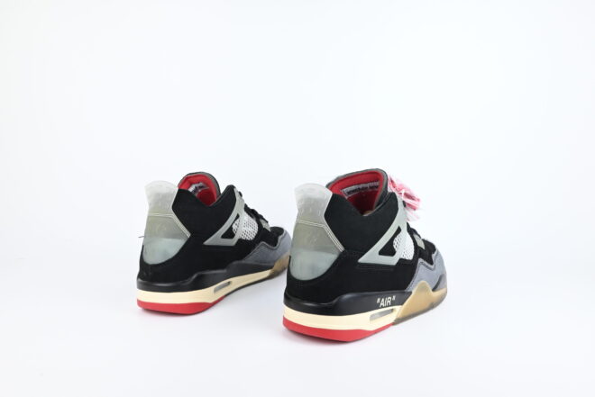 Off-White x Air Jordan 4 Bred - Image 2