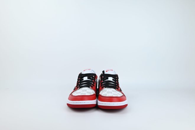 Travis Scott x Air Jordan 1 Retro Low Custom Red - Image 4