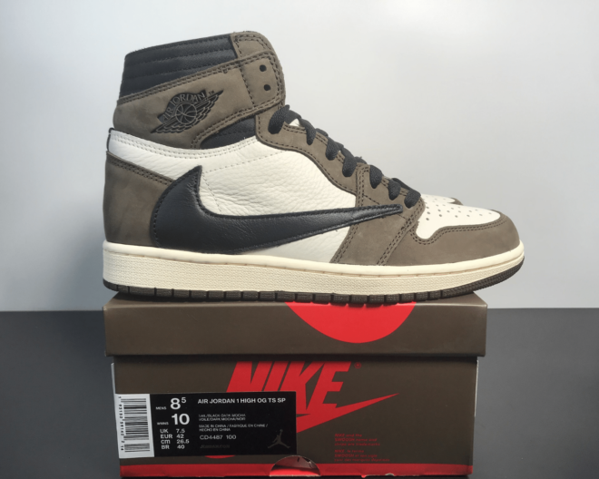 Air Jordan 1 Retro High Travis Scott Mocha - Image 6