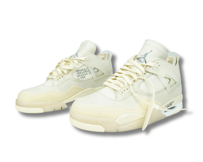 Air Jordan 4 Retro Off-White Sail - Image 29