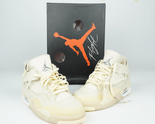 Air Jordan 4 Retro Off-White Sail - Image 32