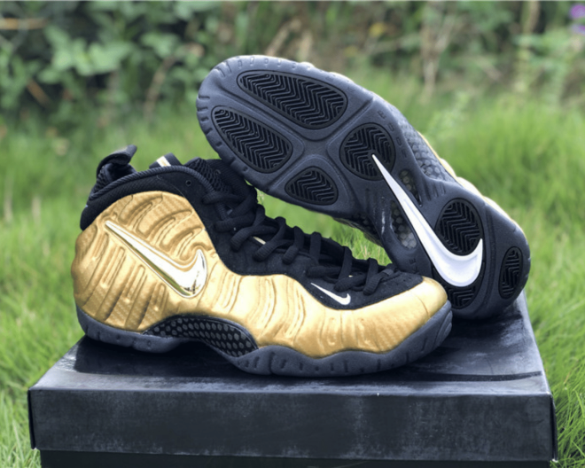 Nike Air Foamposite Pro Metallic Gold - Image 6