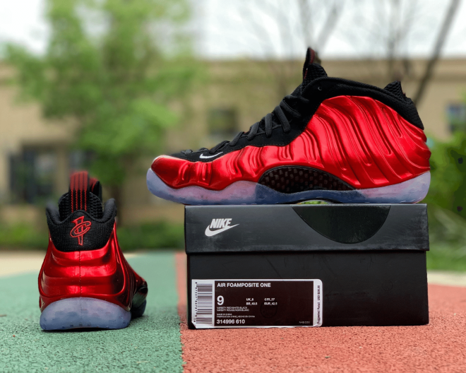 Nike Air Foamposite Metallic Red - Image 6