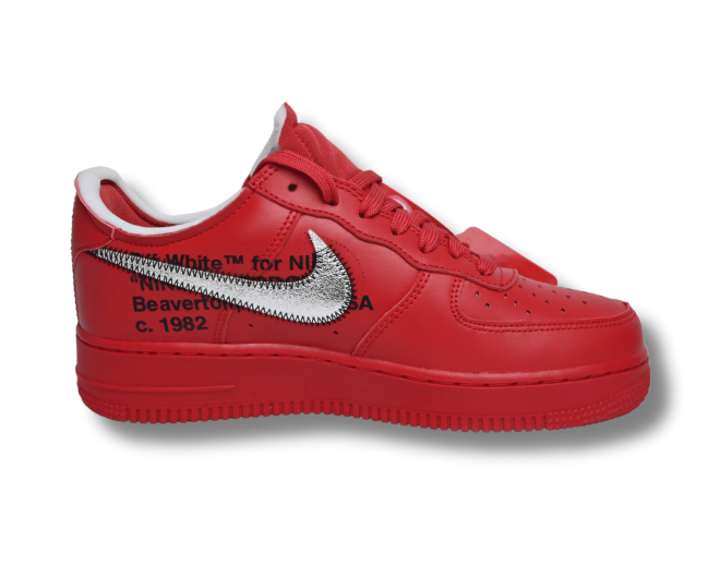 Nike Air Force 1 x Off White Red|||||