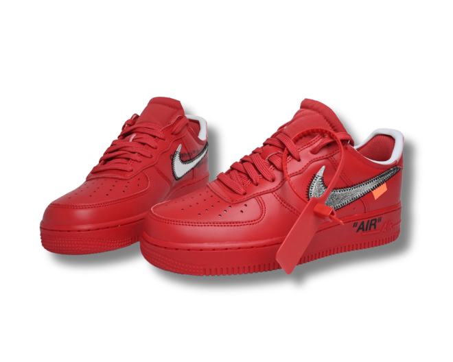 Nike Air Force 1 x Off White Red - Image 4