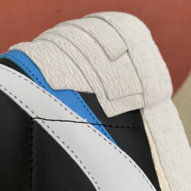 Nike Blazer Mid Sacai White Black Legend Blue - Image 2