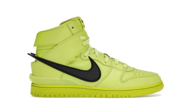 Nike Dunk High AMBUSH Flash Lime - Image 2