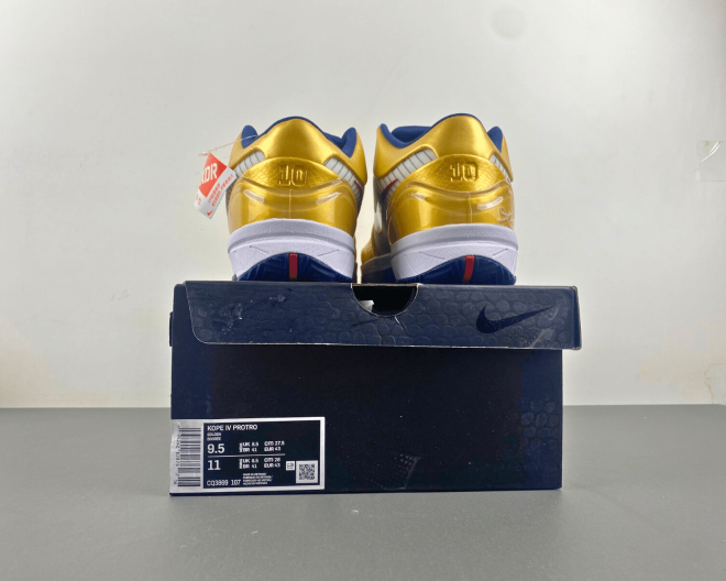 Nike Kobe 4 Protro Gold Medal - Image 5