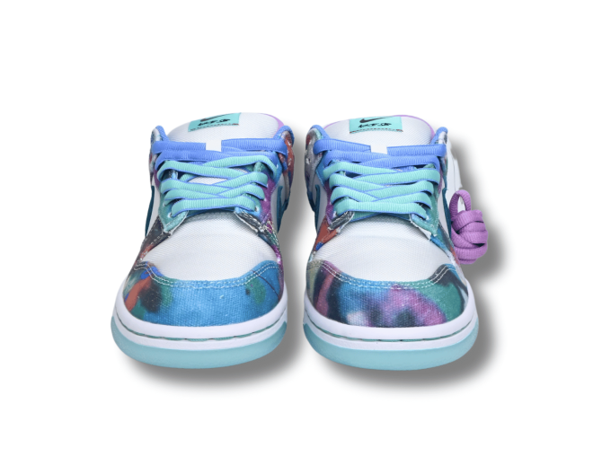 Futura Laboratories x Nike SB Dunk Low Bleached Aqua - Image 3