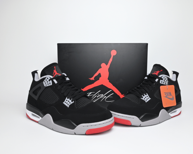 Replica Air Jordan 4 Bred - Image 4