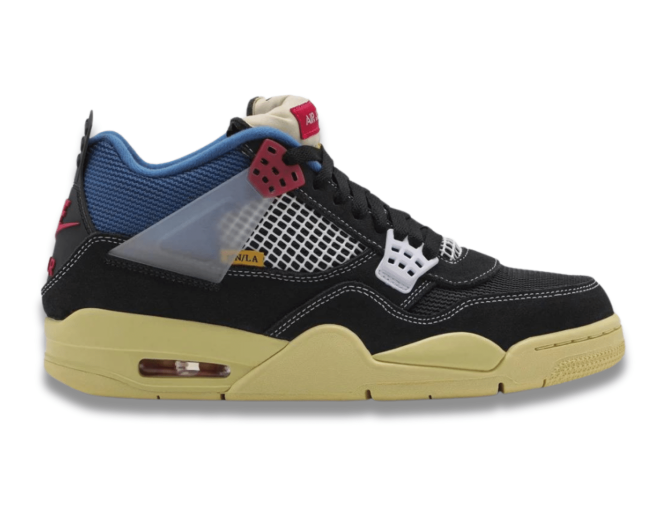 Replica Air Jordan 4 Retro Union Off Noir||||