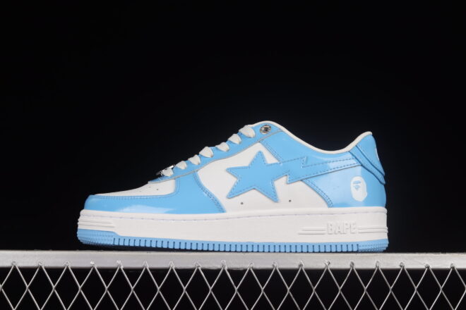 A Bathing Ape Bape STA Low Blue - Image 3