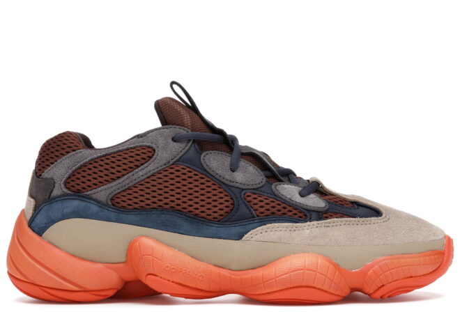 Adidas Yeezy 500 Ka Blue yellow orange - Image 2