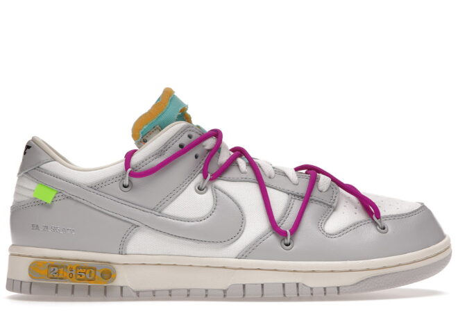 Off White Nike Dunk Low Lot 21 - Image 2