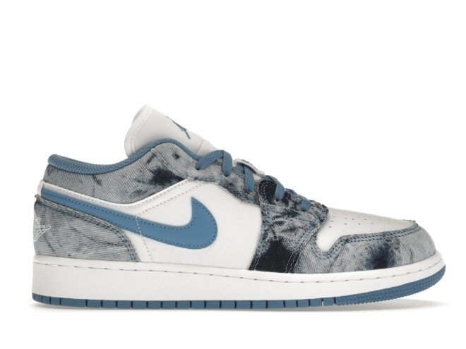 Jordan 1 Low, Washed Denim - Image 2