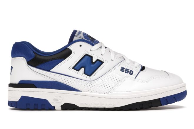 New Balance 550, White Blue - Image 2