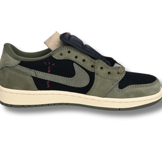 Travis Scott Air Jordan 1 Low OG Black-Olive|||||