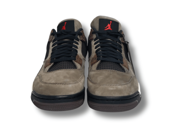 Travis Scott Taupe Haze Olive Jordan 4's - Image 2