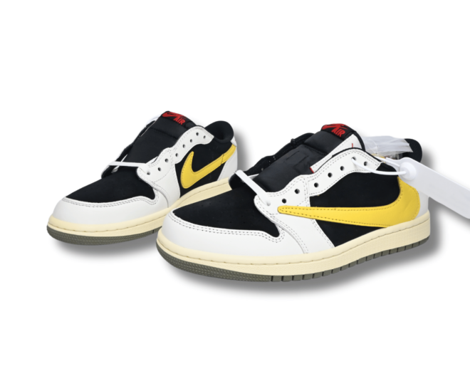 Travis Scott x Air Jordan 1 Yellow White - Image 5