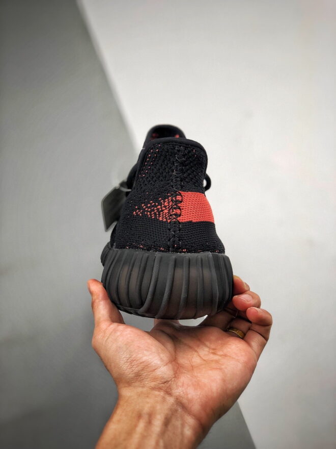 Adidas Yeezy Boost 350 V2 Core Black Red - Image 6