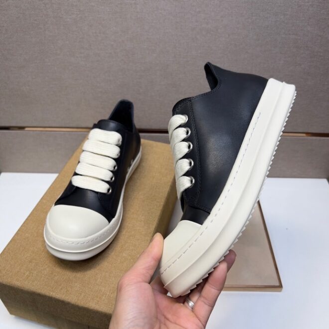 Rick Owens Low Sneakers Black 02 - Image 7