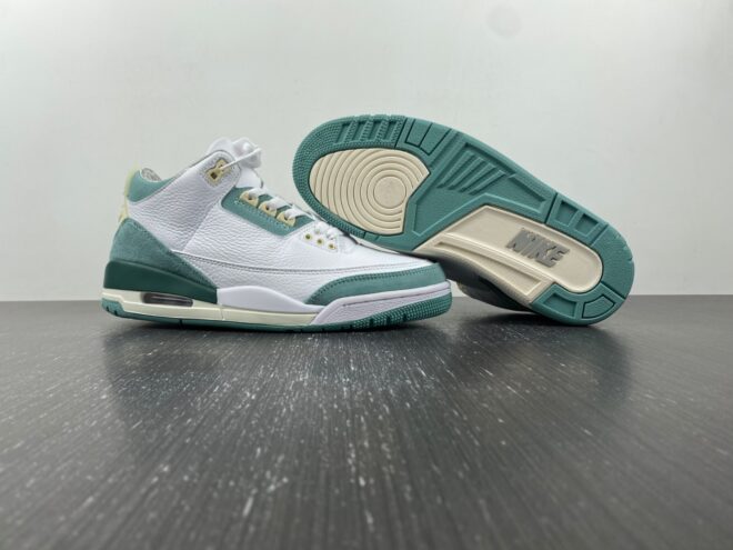 A Ma Maniere x Air Jordan 3 Retro Green Custom - Image 9