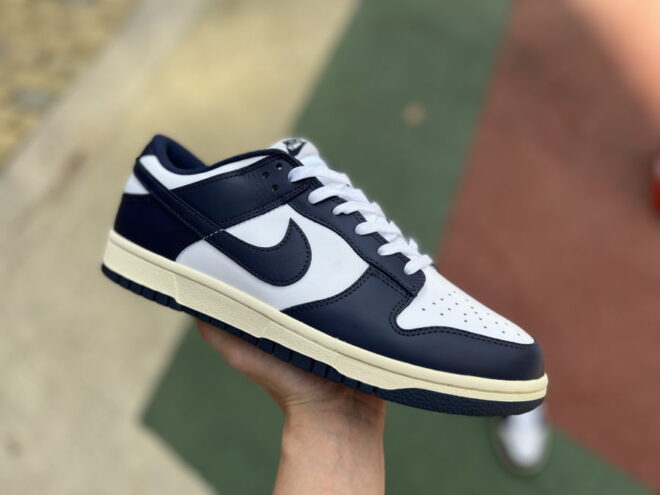 Nike Dunk Low Vintage Navy - Image 12