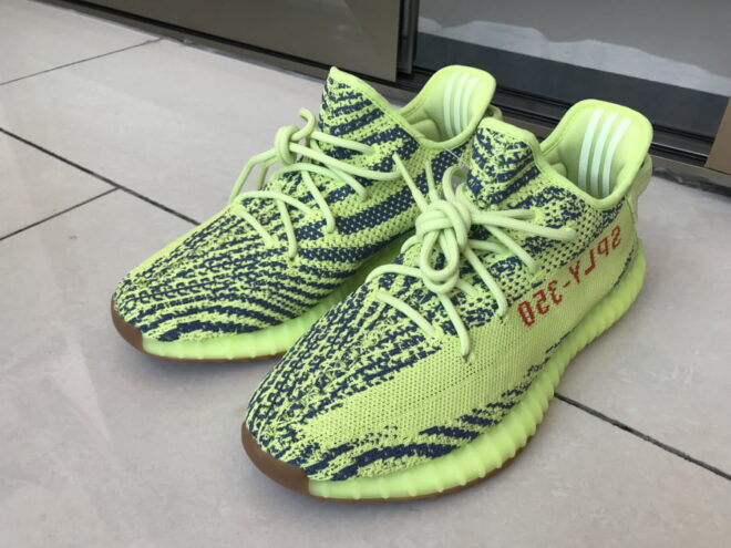 Adidas Yeezy Boost 350 V2 Semi Frozen Yellow - Image 8