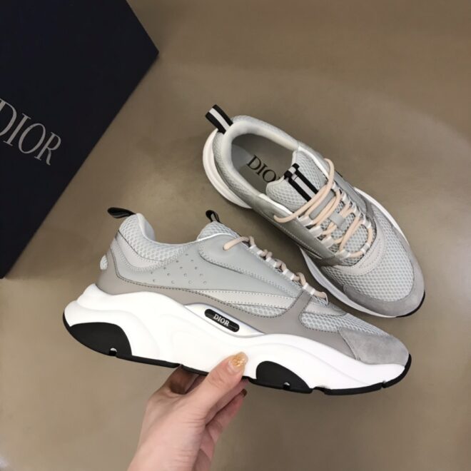 DIOR B22 Sneaker Grey White - Image 7