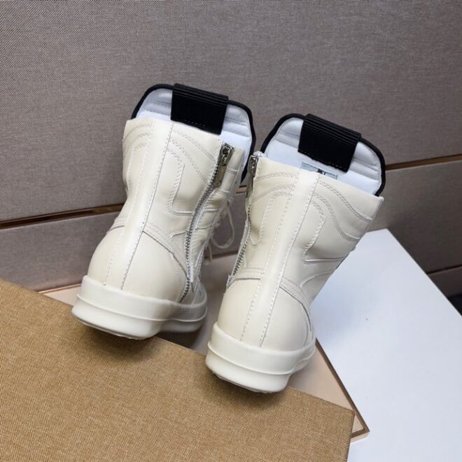 Rick Owens GeoBasket White - Image 5