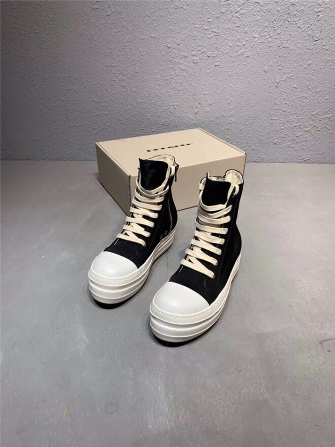 Rick Owens Sneakers DRKSHDW Double Bumper High Black - Image 5