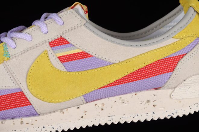 Union x Nike Cortez Yellow Purple Red - Image 7