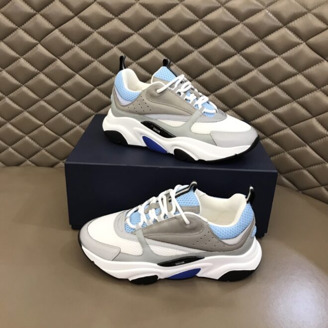 DIOR B22 Sneaker White Blue - Image 8