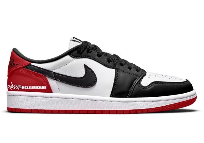 Revive the classic Replica Air Jordan 1 Low OG Black Toe