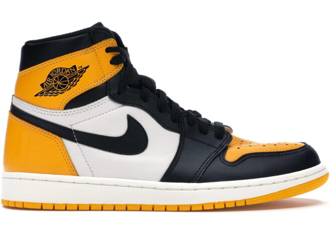 Air Jordan 1 High OG Taxi Yellow Toe - Image 2