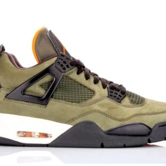 Discover the exclusive Air Jordan 4 Retro Undefeated with military-inspired olive nubuck . Elevate your sneaker collection today