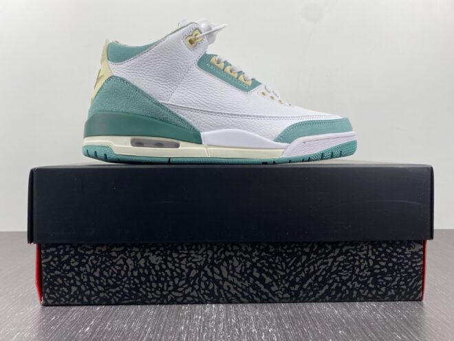 A Ma Maniere x Air Jordan 3 Retro Green Custom - Image 11