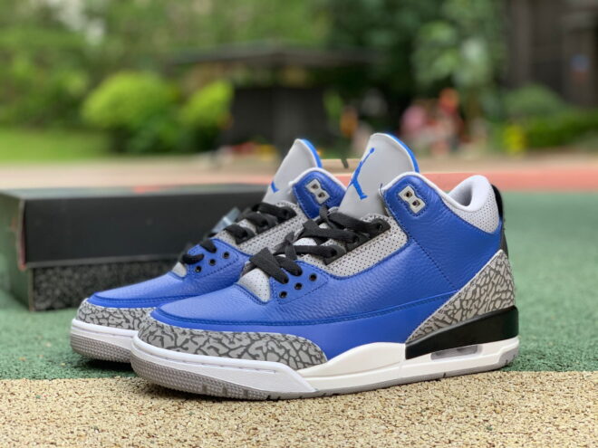 Air Jordan 3 AJ3 Varsity Royal - Image 5