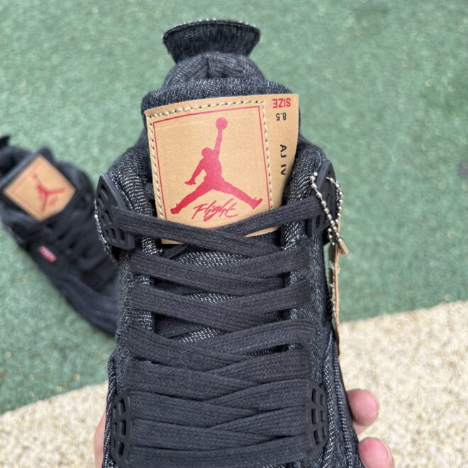 Jordan 4 Retro Levi's Black - Image 11