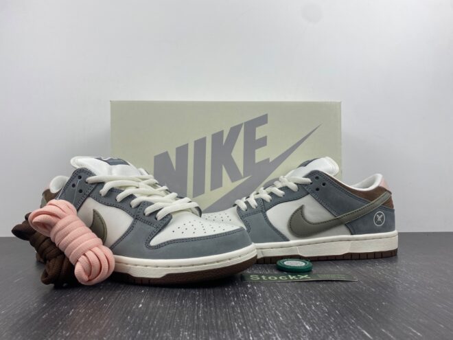 Nike SB Dunk Low x Yuto Horigome Gray White - Image 15