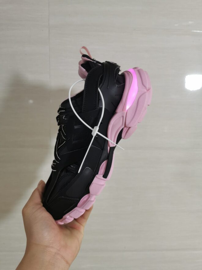 Balenciaga Track LED Sneaker Black/Pink - Image 3