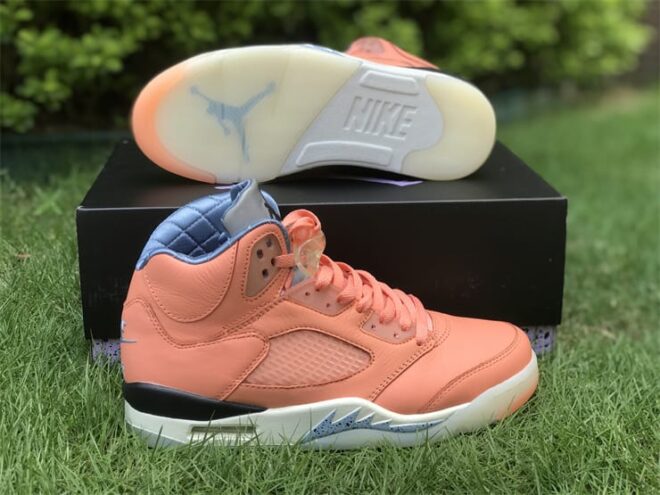 Replica DJ Khaled x Air Jordan 5 ‘Crimson Bliss’ - Image 14