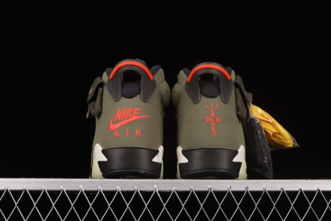 Jordan 6 Retro Travis Scott Olive - Image 8