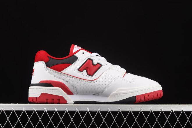 New Balance 550, White Red - Image 3