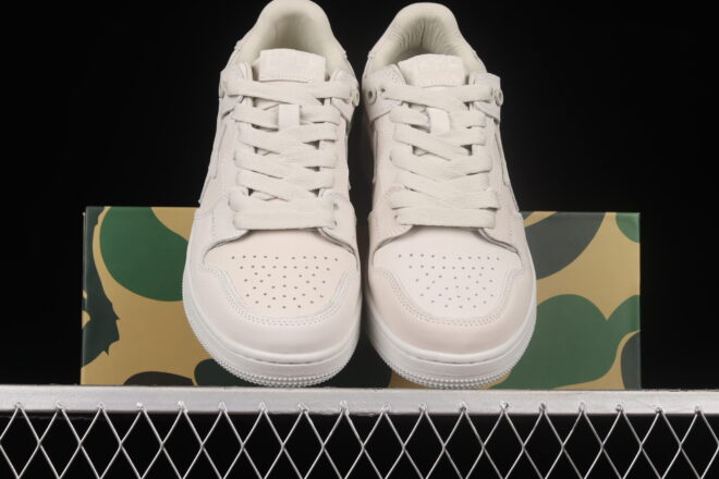 A Bathing Ape Bape SK8 STA Triple White - Image 4